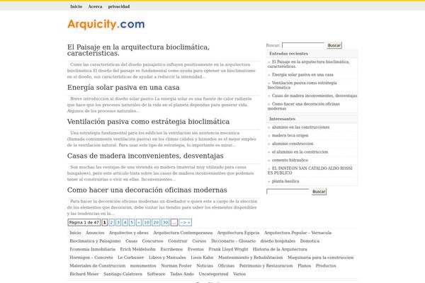 arquicity.com site used Arquicity