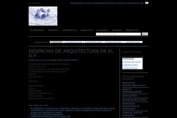 Nano theme site design template sample