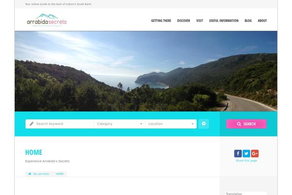 Directory theme site design template sample