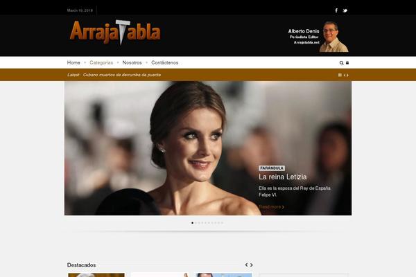 Site using Pj-news-ticker plugin