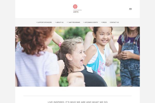 arranmorearts.org site used Live-inspired