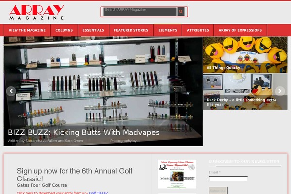 Weekly News theme site design template sample