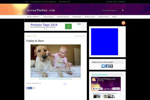 Fresh News theme site design template sample