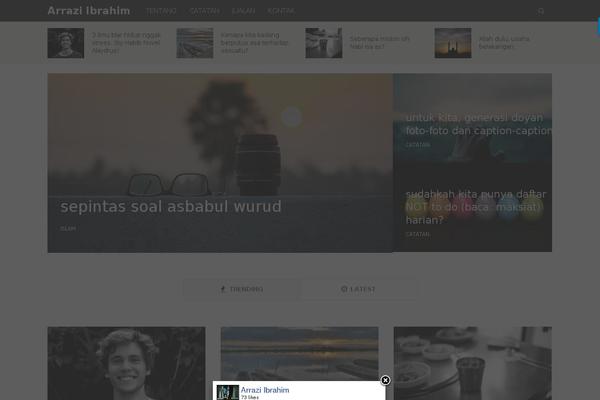 NewsPaper theme site design template sample
