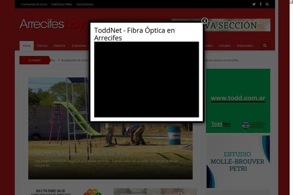 Site using WP Page Numbers plugin