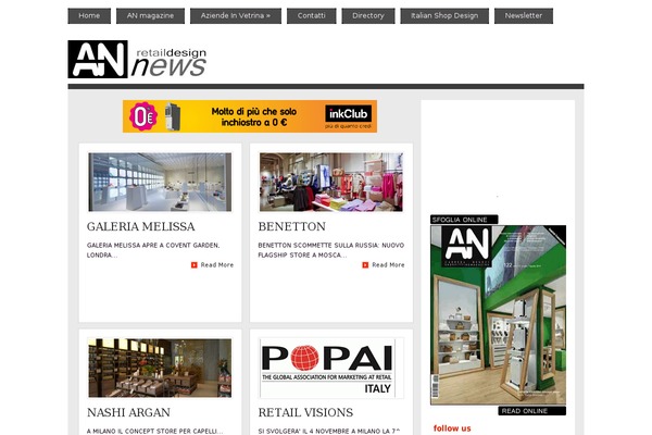 arredanegozi.it site used Forca-theme