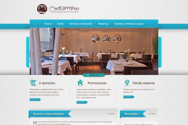 Bordeaux theme site design template sample