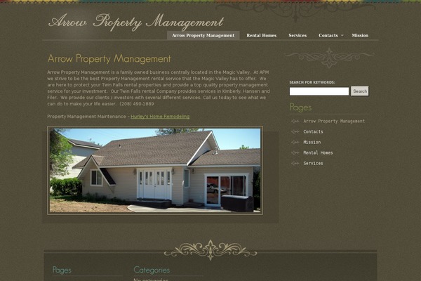 arrow-property-management.com site used Elegant-real-estate