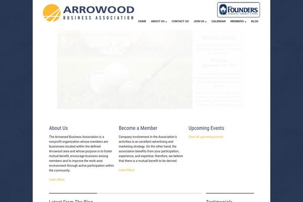 Pax theme site design template sample