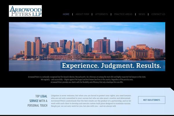 arrowoodpeters.com site used Latitude