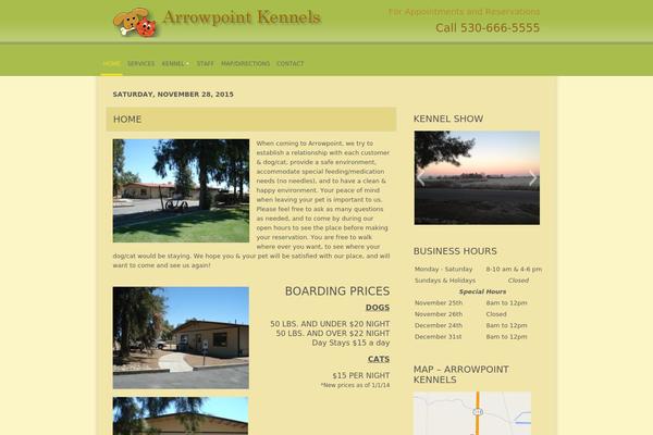 Panacea theme site design template sample
