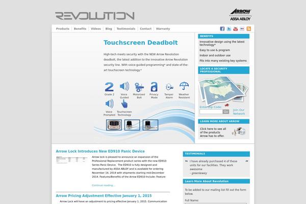 arrowrevolution.com site used Arrows