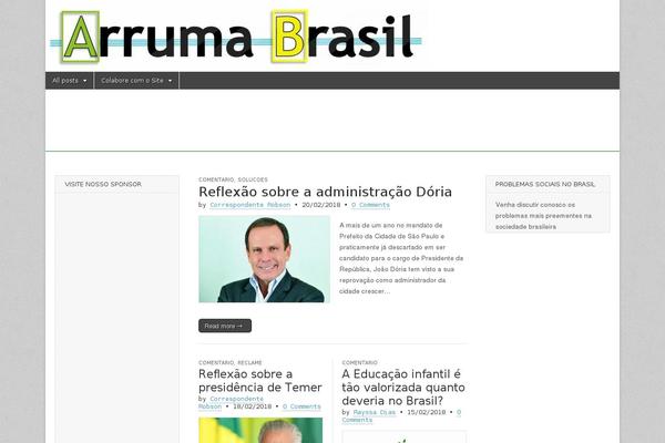 Magazine Basic theme site design template sample