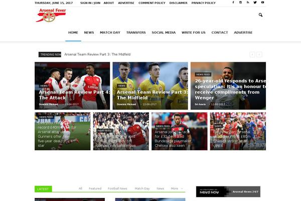 Sportedge Child website example screenshot