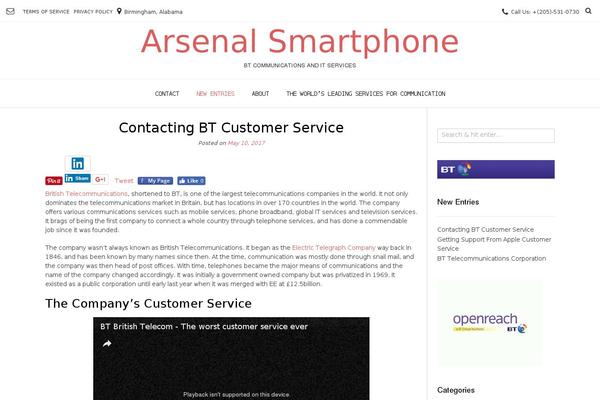 Minimer theme site design template sample