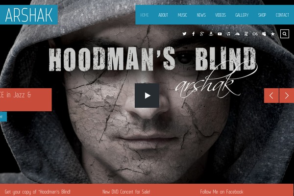 arshaksirunyan.com site used Muse Child