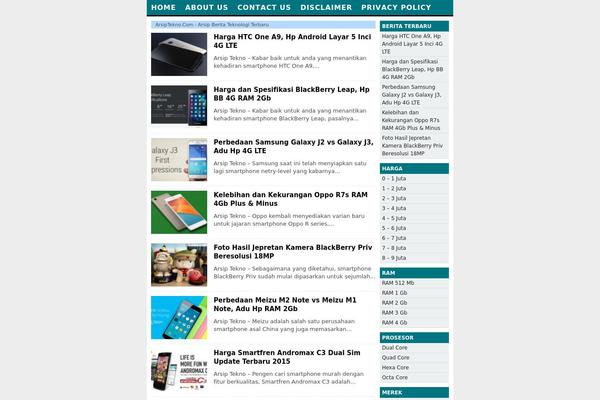 arsiptekno.com site used Wpmedia