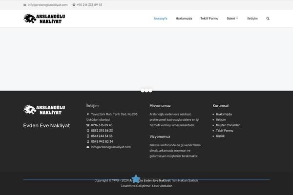 arslanoglunakliyat.com site used Evdeneve