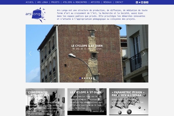 arslonga.fr site used Arslongav2