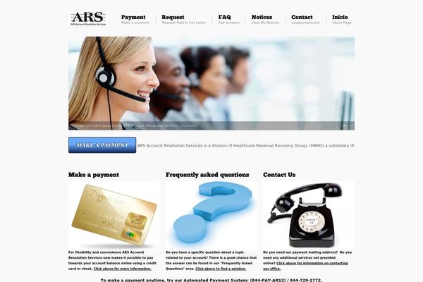 Carta theme site design template sample