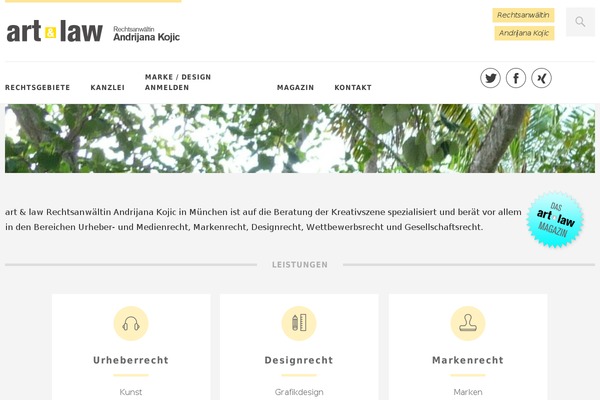 art-and-law.de site used Yuki-premium