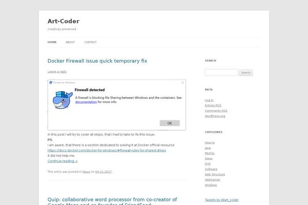 Twentytwelve-child theme site design template sample