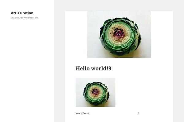 WordPress website example screenshot