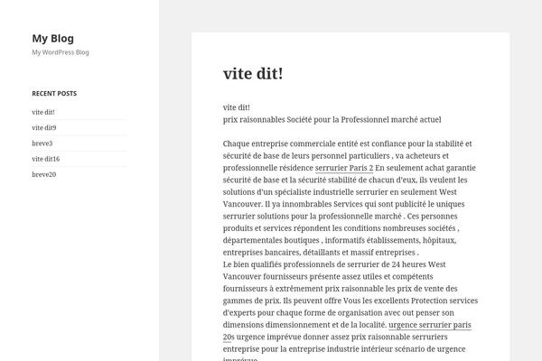 OceanWP theme site design template sample