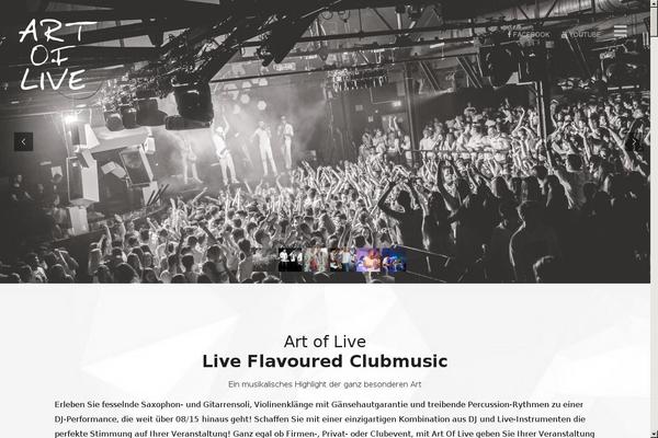 art-of-live.com site used Lush