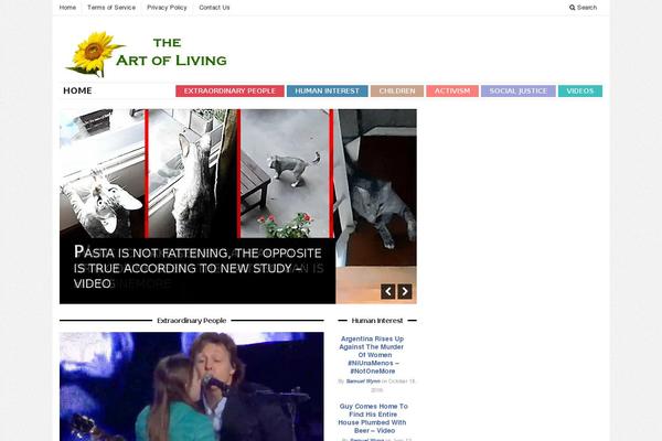 Site using Gabfire Widget Pack plugin