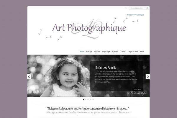 Chameleon theme site design template sample