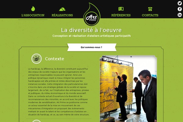 Quickstep theme site design template sample