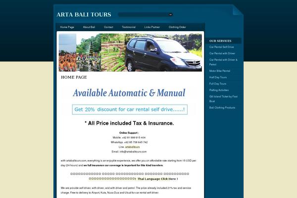 artabalitours.com site used Personal