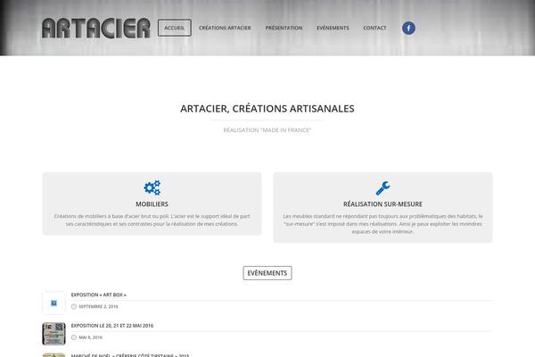artacier.fr site used Suburbs