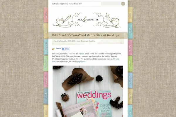 artandappetite.com site used Artandappetite