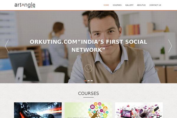 AccessPress Parallax theme site design template sample