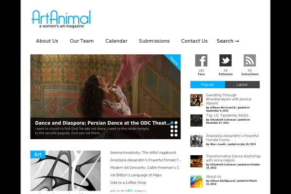 Gonzo theme site design template sample