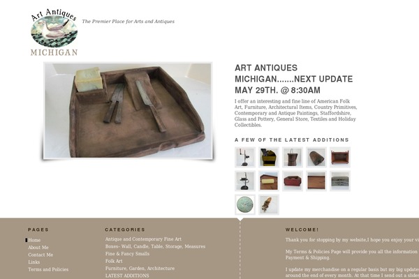 artantiquesmichigan.com site used Fotofolio