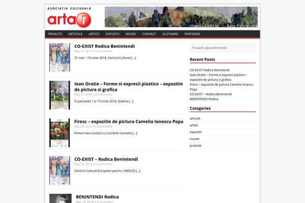 MH Magazine lite theme site design template sample