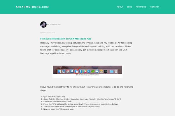 StanleyWP theme site design template sample