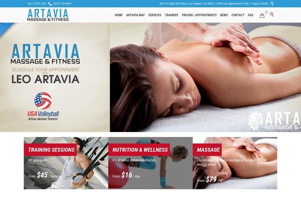 Fitness-wellness theme site design template sample
