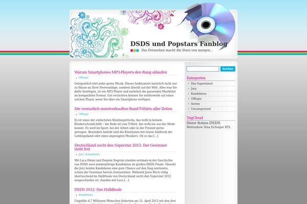 ART theme site design template sample