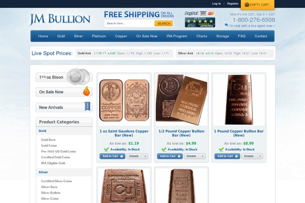 artbarmint.com site used Jmbullion