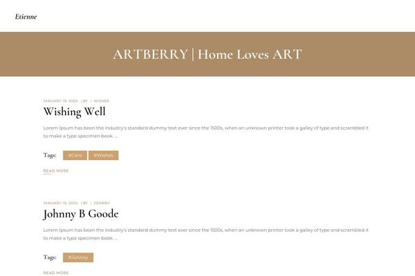 Site using Etienne-core plugin