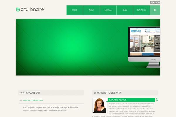 Impreza theme site design template sample