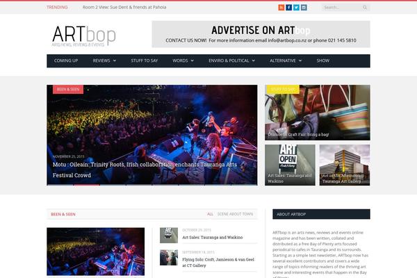 SmartMag theme site design template sample