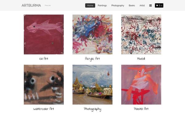 The Flat Shop theme site design template sample