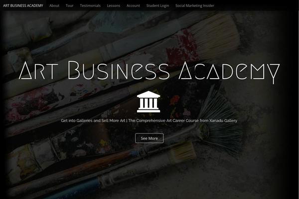 Arcade theme site design template sample