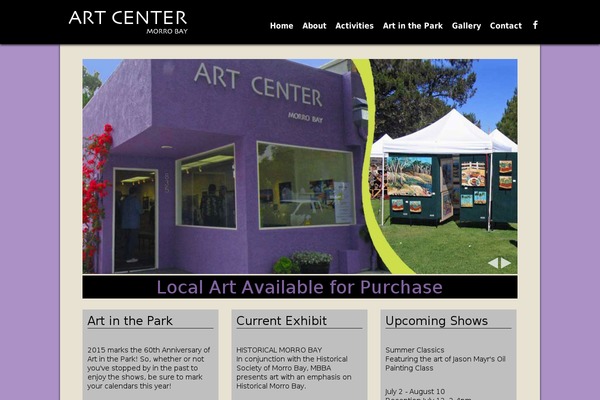 artcentermorrobay.com site used Live
