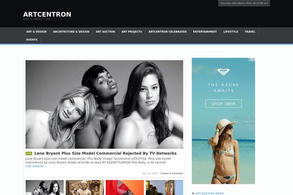 artcentron.com site used Wp-atlantic